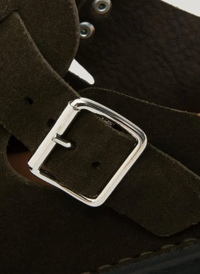 YMC Fracap X Sabot Mules Olive Mens Footwear
