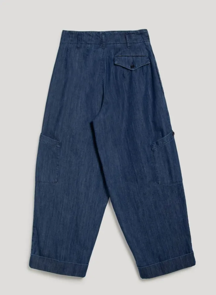 YMC Grease Trouser Indigo Womens Trousers