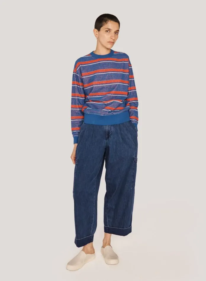 YMC Grease Trouser Indigo Womens Trousers