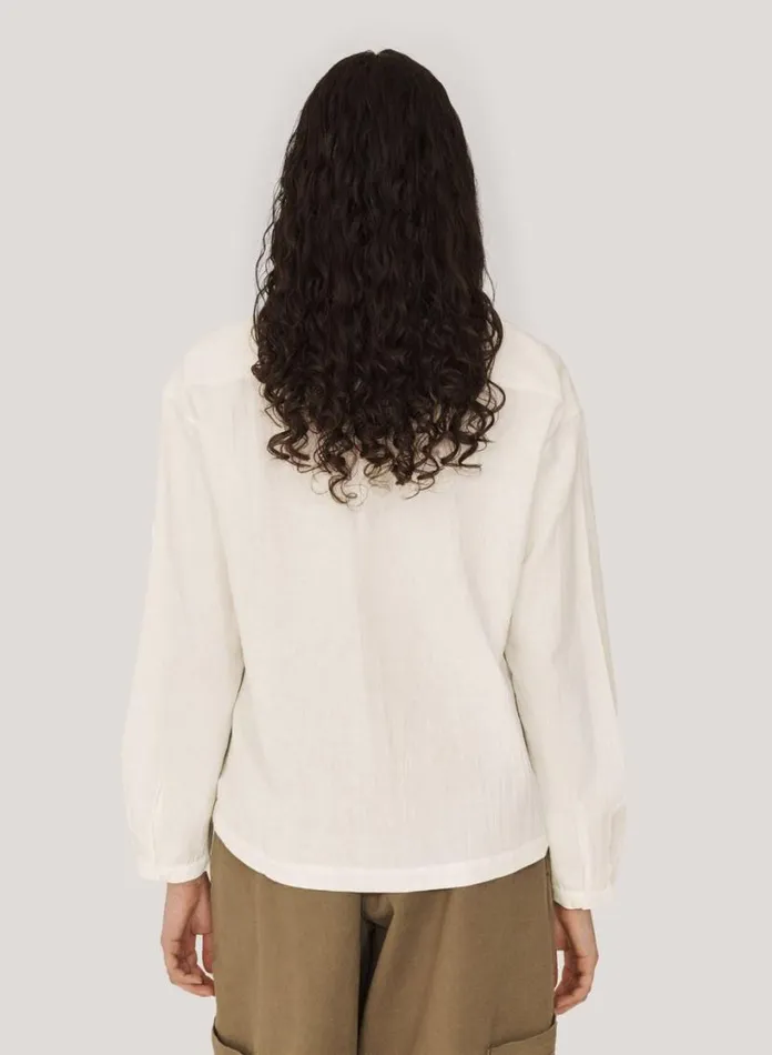 YMC Marianne Shirt White Womens Shirts
