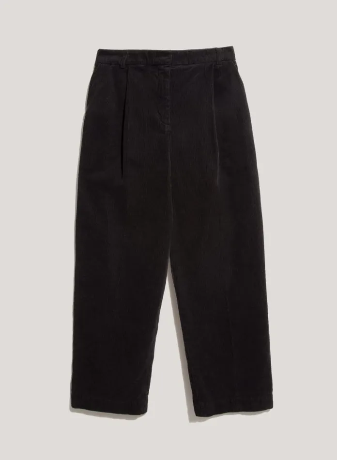 YMC Market Corduroy Trousers Black Womens Trousers