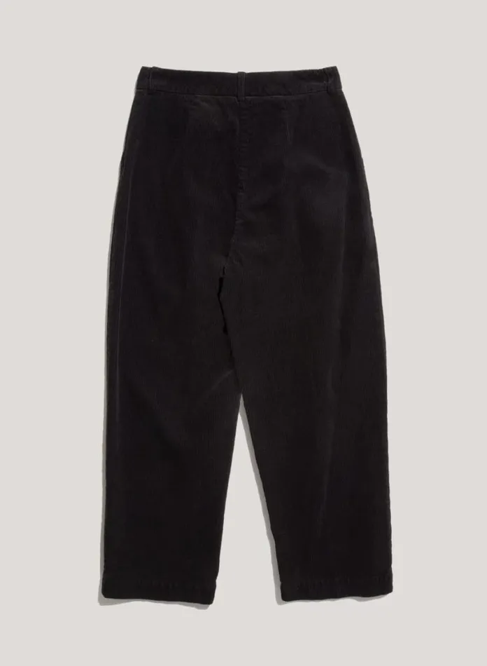 YMC Market Corduroy Trousers Black Womens Trousers