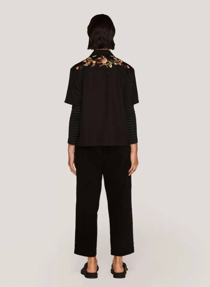 YMC Market Corduroy Trousers Black Womens Trousers