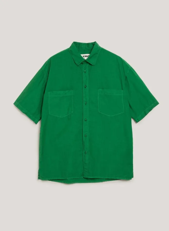 YMC Mitchum Shirt Green Mens Shirts