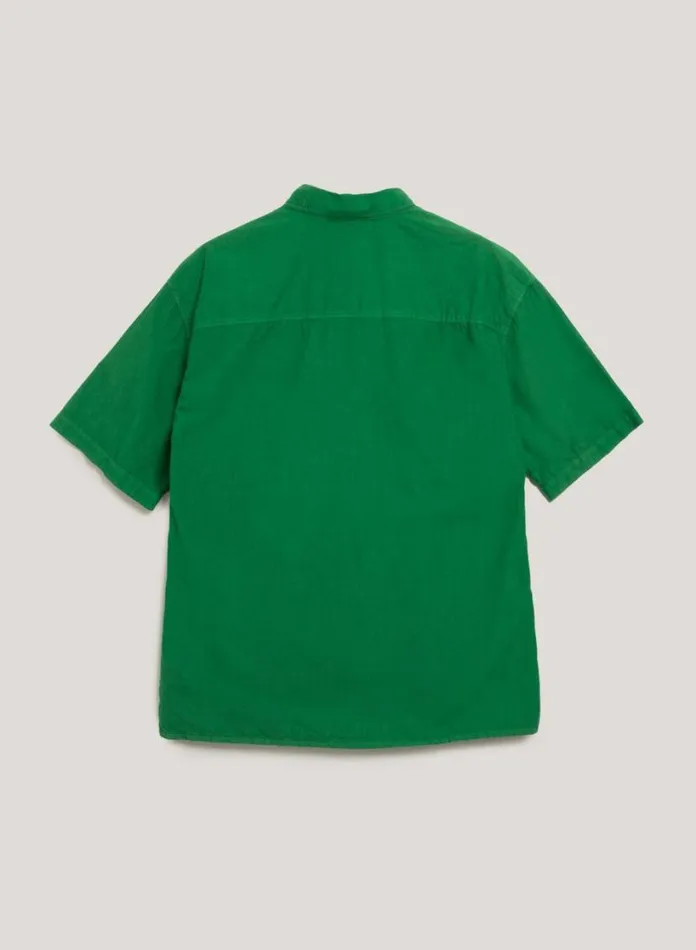 YMC Mitchum Shirt Green Mens Shirts
