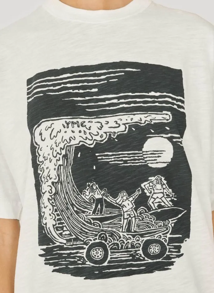 YMC On The Mountain Pass T Shirt White Womens TShirts