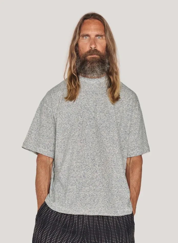 YMC Triple T Shirt Ecru Mens TShirts