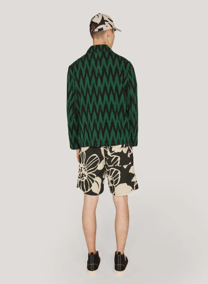 YMC Z Cargo Short Black Multi Mens Shorts
