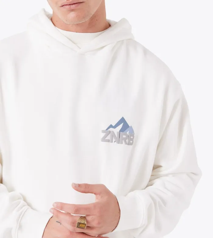 Zanerobe Hoodies and Sweaters Men Sustainable Orgo Hood Sweat GD Vintage White