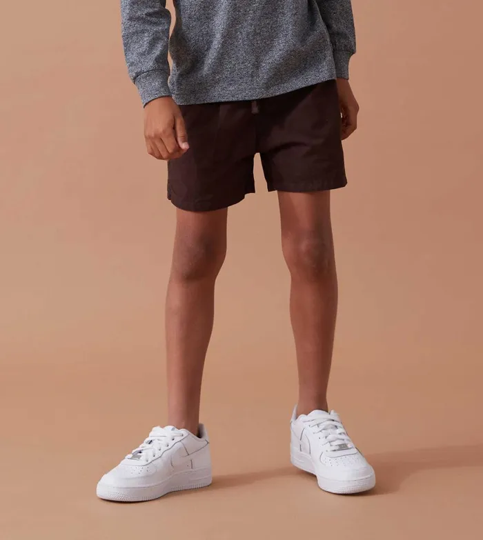 Zanerobe Kids Men Kids Box Short GD Choc