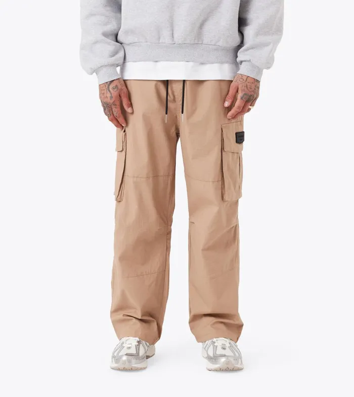Zanerobe Pants Men Parachute Pant Dk Tan