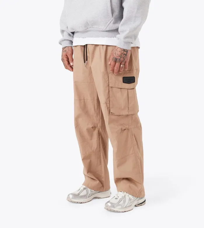 Zanerobe Pants Men Parachute Pant Dk Tan