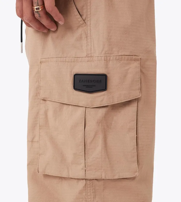 Zanerobe Pants Men Parachute Pant Dk Tan