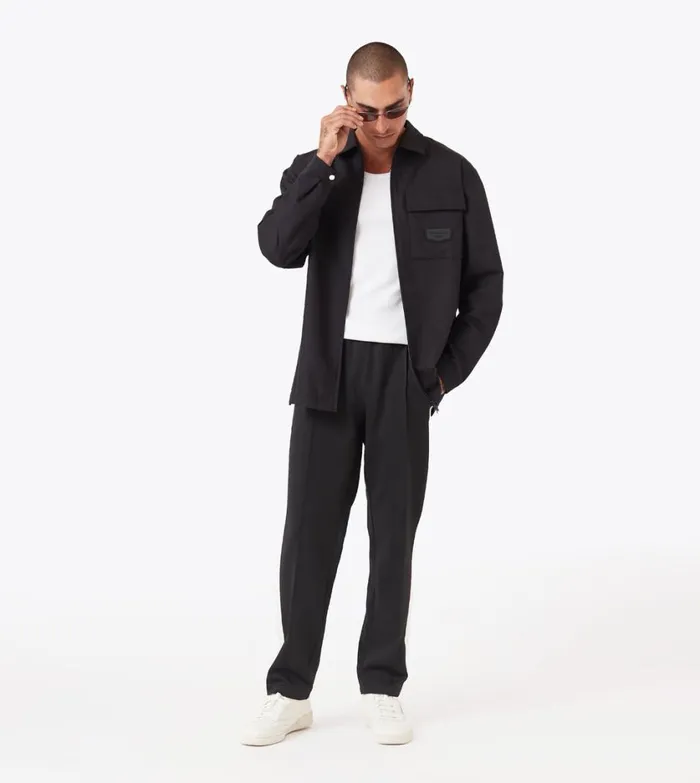 Zanerobe Shirts Men Boxy LS Overshirt Black