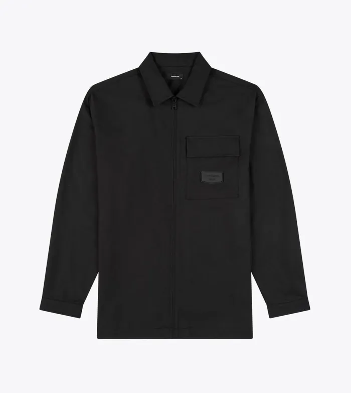 Zanerobe Shirts Men Boxy LS Overshirt Black