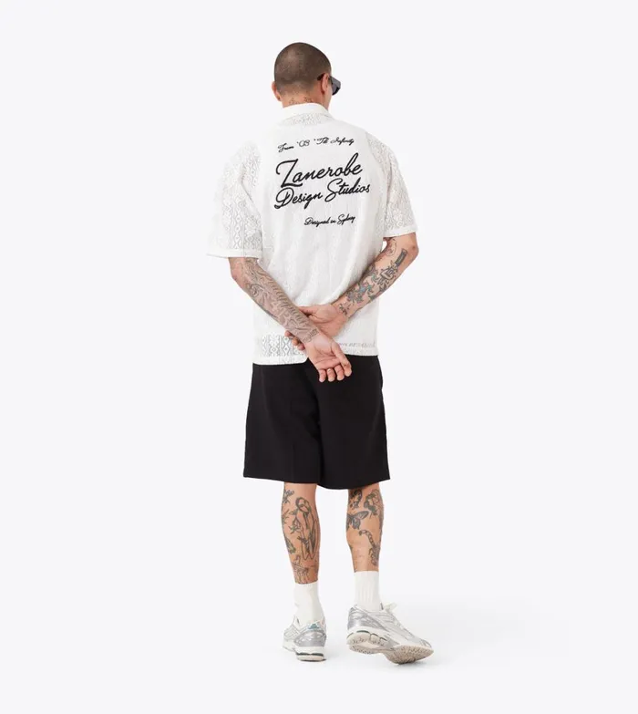 Zanerobe Shirts Men ZDS Lace Shirt White