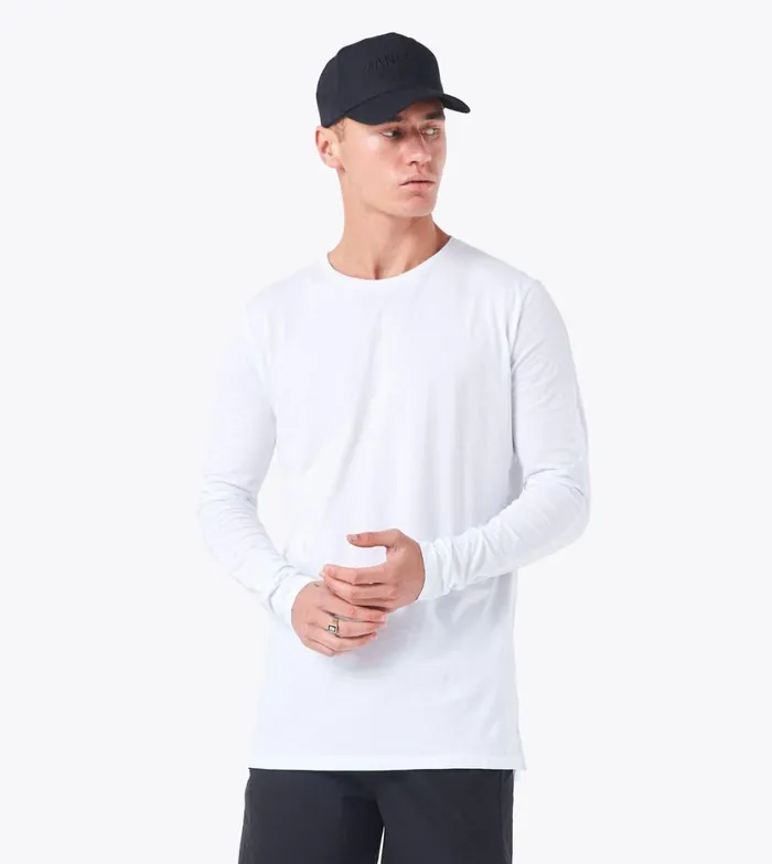 Zanerobe Tees and Tanks Men Flintlock LS Tee White