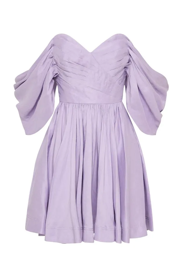 Zorina Sweetheart Mini Dress Lilac Women Aje Mini Dresses